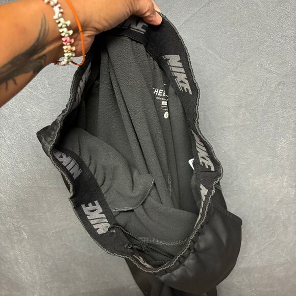 Nike Sweatpants Mens Large Fleece Lined Thermafit Drawstrings Elastic Waist Gorp - Picture 5 of 12